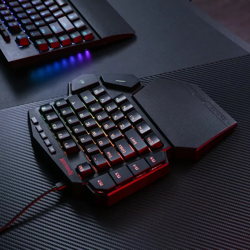 Redragon K585 DITI ELITE PRO RGB 40% belaidė mechaninė žaidimų klaviatūra – mėlyni jungikliai