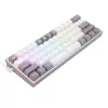 Redragon K617 FIZZ 60% laidinė RGB žaidimų klaviatūra - balta/pilka