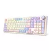 Redragon K768VI-WL Tri-Mode RGB mechaninė žaidimų klaviatūra – 100 klavišų, keičiami jungikliai (juoda)