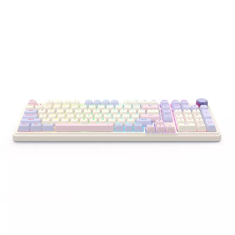 Redragon K768VI-WL Tri-Mode RGB mechaninė žaidimų klaviatūra – 100 klavišų, keičiami jungikliai (juoda)