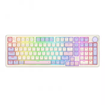 Redragon K768VI-WL Tri-Mode RGB mechaninė žaidimų klaviatūra – 100 klavišų, keičiami jungikliai (juoda)