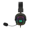 REDRAGON ZEUS-X USB RGB žaidimų ausinės su 7.1 virtualiu erdviniu garsu - juodos