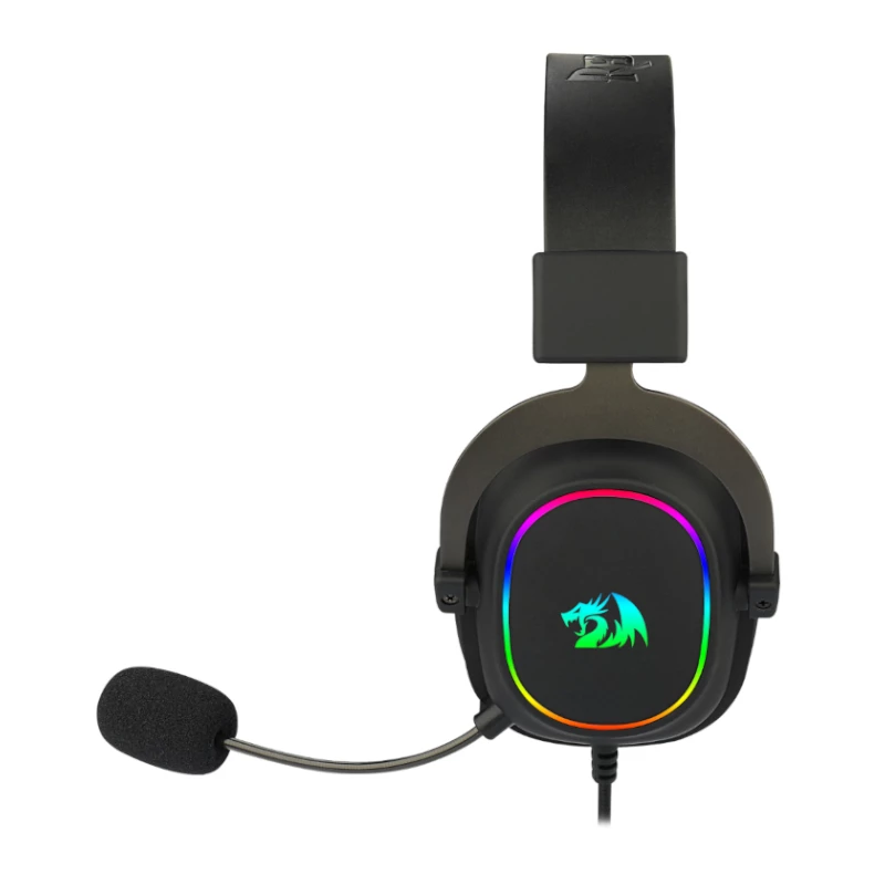 REDRAGON ZEUS-X USB RGB žaidimų ausinės su 7.1 virtualiu erdviniu garsu - juodos