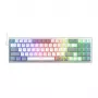 REDRAGON Pollux 65% laidinė mechaninė žaidimų klaviatūra, karštai keičiami Red jungikliai, RGB apšvietimas, nuimamas USB-C, NKRO, juoda