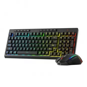 Redragon RYLO PRO S142 trijų režimų RGB žaidimų klaviatūros ir pelės rinkinys
