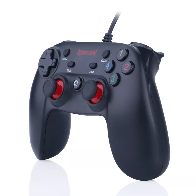REDRAGON SATURN laidinis X/D-input PC valdiklis juodas
