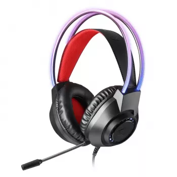 Redragon SCREAM Over-Ear RGB žaidimų ausinės - juodos