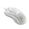 REDRAGON STORM WIRED RGB žaidimų pelė – lengvas korinis dizainas, 12400 DPI, 7 programuojamų mygtukų, Omron jungikliai, PTFE kojelės