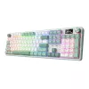 Redragon WYVERN K761 Pro Full-size RGB belaidė mechaninė žaidimų klaviatūra - balta/žalia