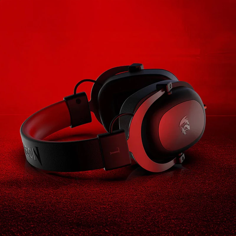 REDRAGON ZEUS 2 USB žaidimų ausinės - juodos
