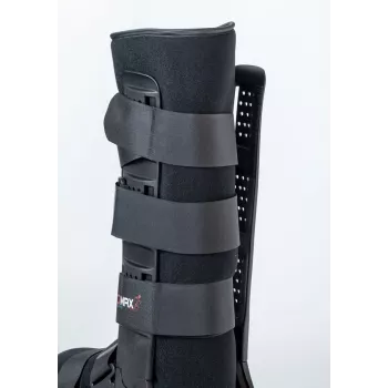 REH Air Walker Basic Long čiurnos-pėdos ortozė, L dydis, juoda/pilka