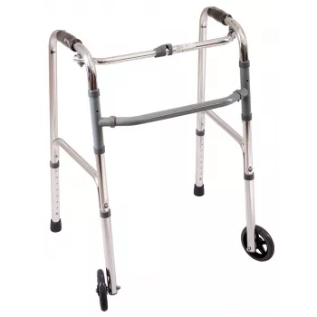 REH Balkonik RF-131/S abipusis vaikščiojimo rėmas, sulankstomas, aliumininis, sidabrinis