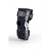 REH Stabilmax O-1241/XXL atviras trumpas kelio įtvaras su lanksčiais stabilizatoriais, perforuotas neoprenas, juodos spalvos, XXL dydis