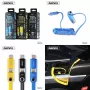 REMAX Cutie Car Charger Yellow - 2 USB-A prievadai, 4,2 A bendra išėjimo srovė