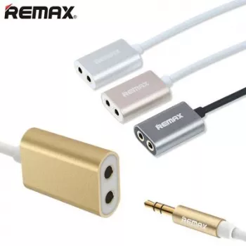 REMAX Qulmax 3.5mm Share Jack Cable RL-20S pilka spalva