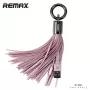 REMAX Tassels Ring duomenų laidas, Lightning, rožinis, 1 m