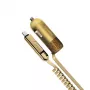 REMAX Universal Finchy RCC103 Automobilinis USB įkroviklis, Gold