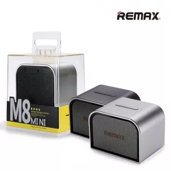 Remax Universal Portable Bluetooth Speaker M8 Mini sidabrinis