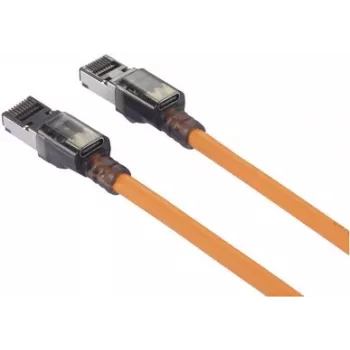 Renkforce CAT 6a S/FTP tinklo kabelis, 10 m, oranžinis, LSZH, su port finder funkcija (RF-6609656)