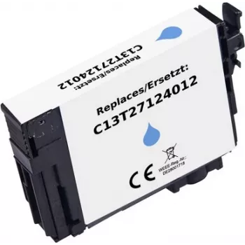 Renkforce suderinama cyan rašalo kasetė Epson T2712 27XL (didelės talpos, 1100 puslapių) RF-ET2712XLC RF-6922900