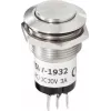 Renkforce RF-4707810 nerūdijančio plieno durų skambučio mygtukas, 1-gang, 24 V/1 A