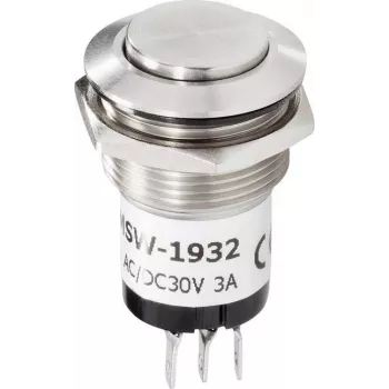 Renkforce RF-4707810 nerūdijančio plieno durų skambučio mygtukas, 1-gang, 24 V/1 A