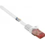 Renkforce RF-5043882 CAT 6 U/UTP tinklo kabelis, RJ45, 3 m, baltas, be halogenų, su fiksatoriumi