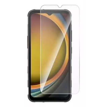 Renkforce RF-6178378 grūdinto stiklo ekrano apsauga, skirta Samsung Galaxy XCover 7 – 9H kietumas, atsparus pirštų atspaudams, įbrėžimams, montavimas be burbuliukų