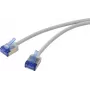 Renkforce RF-7116934 Cat6a U/FTP plonas tinklo komutacinis kabelis, 10 m, pilkas