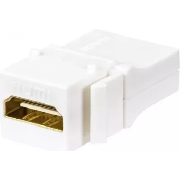 Renkforce RF-KS-HDMI-9020a HDMI adapteris (moteriškas–moteriškas), 4K 60Hz, baltas, RF-4531602