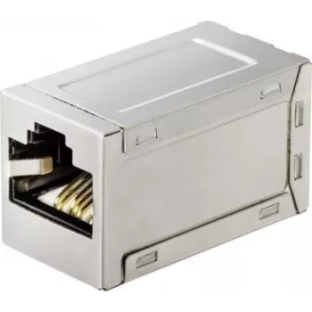 Renkforce RJ45 tinklo adapteris sujungėjas, CAT 6a, ekranuotas, baltas (RF-4562732)
