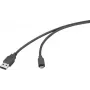 Renkforce USB 2.0 laidas USB-A (tėvas) – USB Micro-B (tėvas), 3 m, juodas, RF-6830434