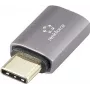 Renkforce USB4 USB-C adapteris, vyriškas į moterišką, 8K, 40Gbps, 100W PD, RF-3778880
