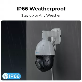 Reolink Smart 4K PoE PTZ Security Camera su 16X optiniu priartinimu, automatiniu sekimu, IP66, 256GB Micro SD