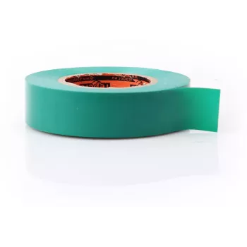 REPERO TTE711E4-0019-20 PVC elektrinė izoliacinė juosta, žalia, 19 mm x 20 m, 600V, liepsnai atspari