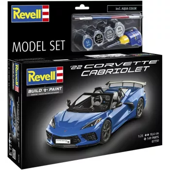 Revell Model Set Corvette C8 Cabriolet mastelis 1:25