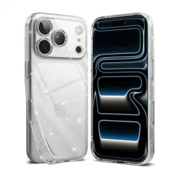 Ringke Air Glitter Clear Case, skirta „Apple iPhone 17 Pro“