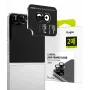 Ringke Camera Frame 2 rinkinys, skirtas Samsung Galaxy Z Flip 8 – juodas aliuminio lydinio objektyvo apsauga su 9H grūdintu stiklu