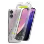 Ringke iPhone 15/16 Screen Protector Premium Easy Slide Tempered Glass 9H su Montavimo Šablonu (2 Vnt.) Skaidrus