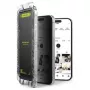 Ringke iPhone 15/16 apsauginis stiklas „Privacy Premium Easy Slide“ grūdintas 9H su montavimo rėmeliu (2 vnt.) permatomas