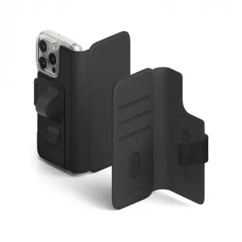 Ringke iPhone 16 Pro Max/16 Plus Dėklas Folio Piniginė Magnetinis Juodas