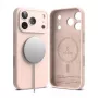 Ringke Silicone Magnetic MagSafe iPhone 15 Pro Max Dėklas Pink Sand