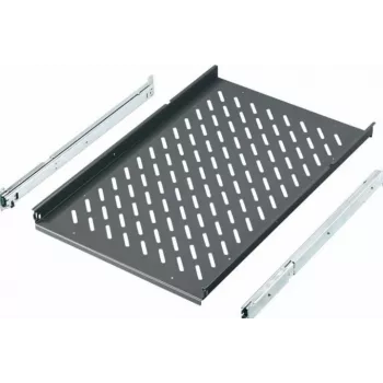 Rittal 19 colių stumdoma lentyna TS, PC-TS, IW spintoms, 600 mm gylio, 40 kg, šiferio pilka RAL 7015 6902.960