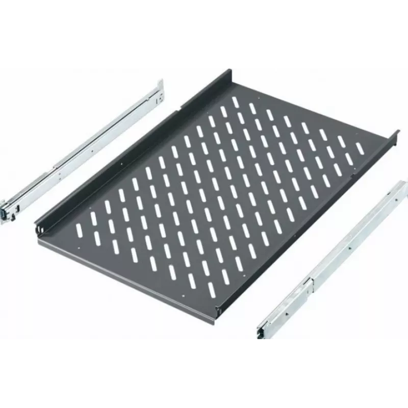 Rittal 19 colių stumdoma lentyna TS, PC-TS, IW spintoms, 600 mm gylio, 40 kg, šiferio pilka RAL 7015 6902.960