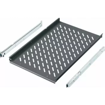 Rittal 19 colių stumdoma lentyna TS, PC-TS, IW spintoms, 600 mm gylio, 40 kg, šiferio pilka RAL 7015 6902.960