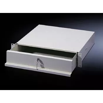 Rittal Rack Storage Drawer 7282.035 - 1U 19 colių stalčius, šviesiai pilkas (RAL 7035)