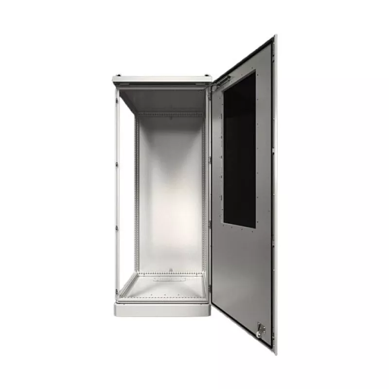 Rittal Toptec lauko spinta CS 9781866 - 800x1600x600 mm, IP55, IK10, aliuminis, RAL 7035
