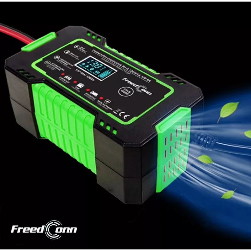 RJ TIANYE FreedConn RJ-C 120501A 12V 6A išmanusis automatinis akumuliatoriaus įkroviklis
