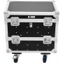 ROADINGER Flight Case 8x Eurolite IP PIX Strobe RGB CW+WW su ratukais 64x46,5x56,5 cm
