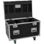 ROADINGER Flightcase Highline 2x DMH-380 su ratukais, juodas, 100 kg apkrova, 100x60x73 cm